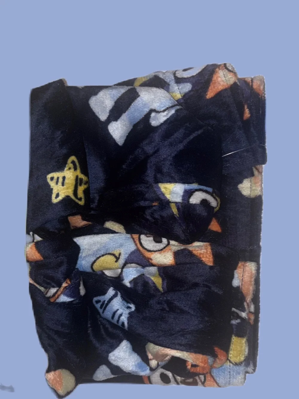 Bluey Printed Lounge Pants - Black/Blue - Adult XXS (28x26.5)